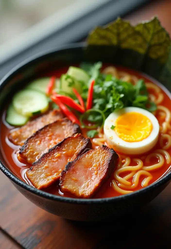 30+ Spicy Ramen Recipes with Egg That Bring the Heat 44 30+ Spicy Ramen Recipes with Egg That Bring the Heat - 8. Spicy Tuna Ramen